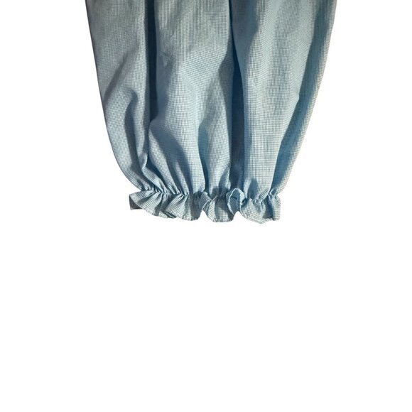 Collection Vive La Fete Baby Blue Long-Sleeve Smocked bubble Gown With Elephant - Picture 4 of 7